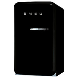 Smeg FAB5LNE 50's Style Minibar Cooler Fridge, 40cm Wide, Black